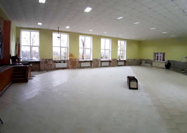 В гимназии им. П. Казмалы муниципия Чадыр-Лунга ведутся ремонтные работы в школьной столовой